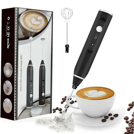 Rechargeable Electric Coffee Mixer and Milk Frother